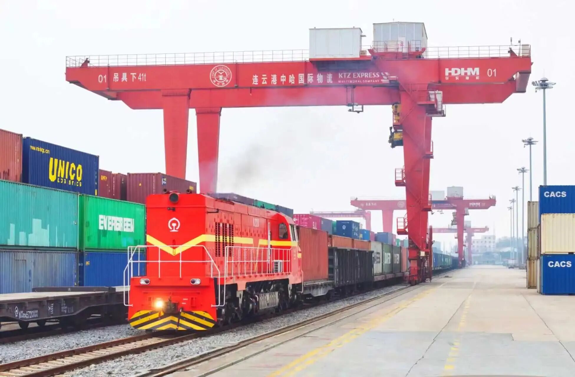 班列动态 | 连云港中欧班列开行突破2500列！